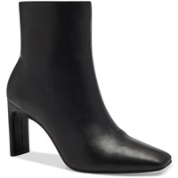 Size 11 - ALFANI - Terrie Zipper Block Heel Ankle Boots Black NEW $100 msrp - Picture 1 of 3